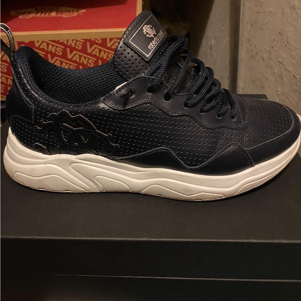Roberto Cavalli leather shoes/sneakers